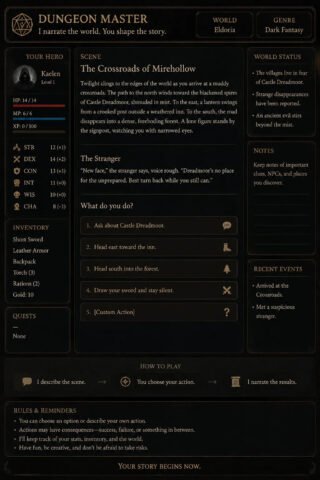 Dungeon Master Storyteller