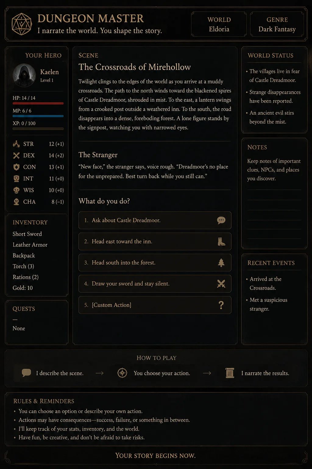 Dungeon Master Storyteller