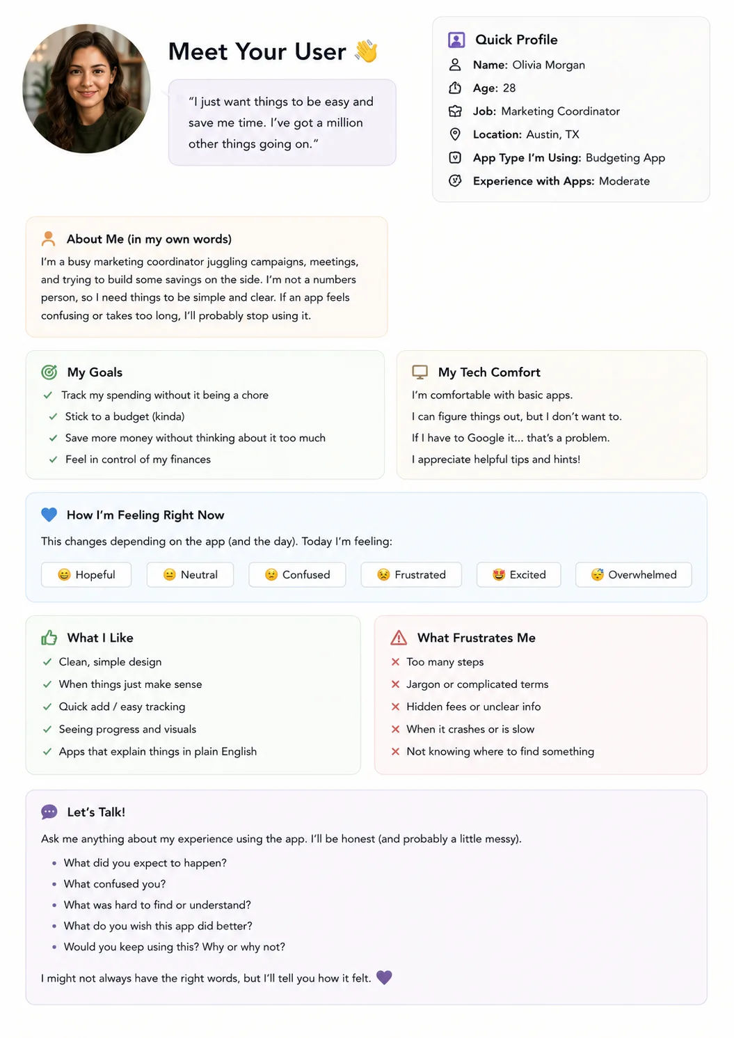 UX Research Participant