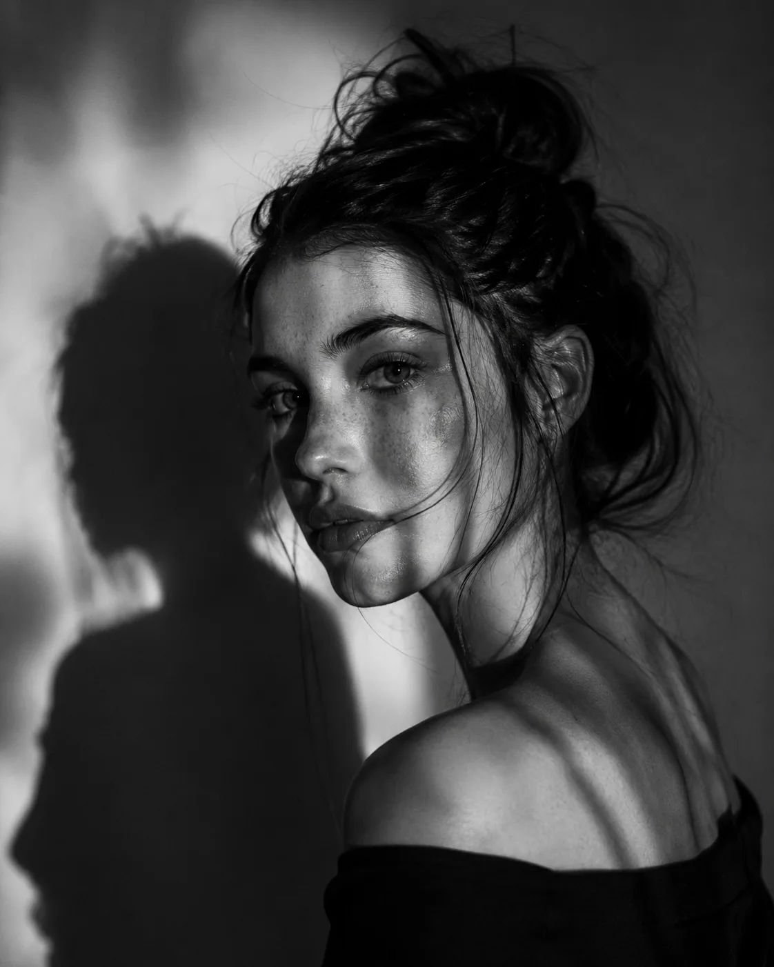 Black White Portrait