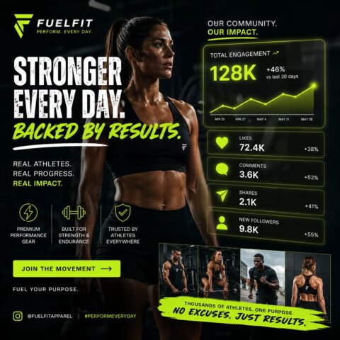 Fitness Brand Ad Campaign