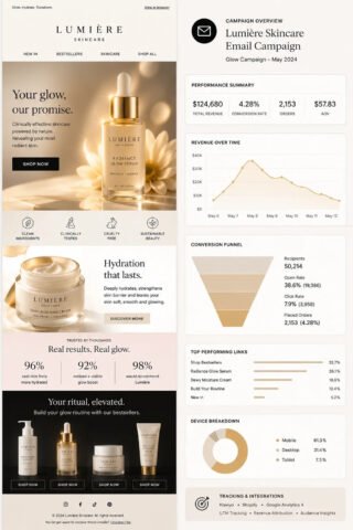 Beauty Product Email Campaign
