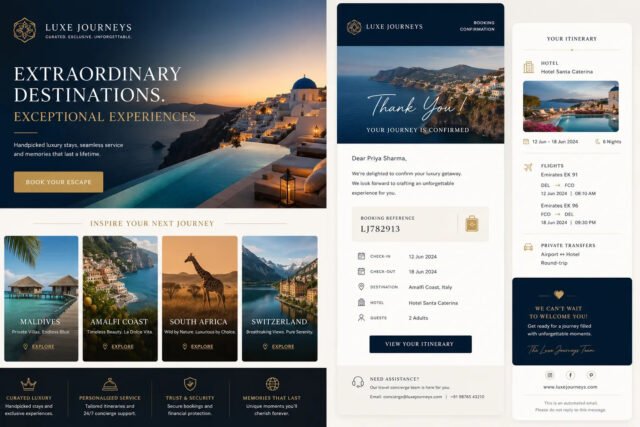 Travel Booking Email Funnel