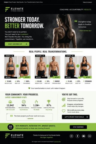 Fitness Coaching Email Series