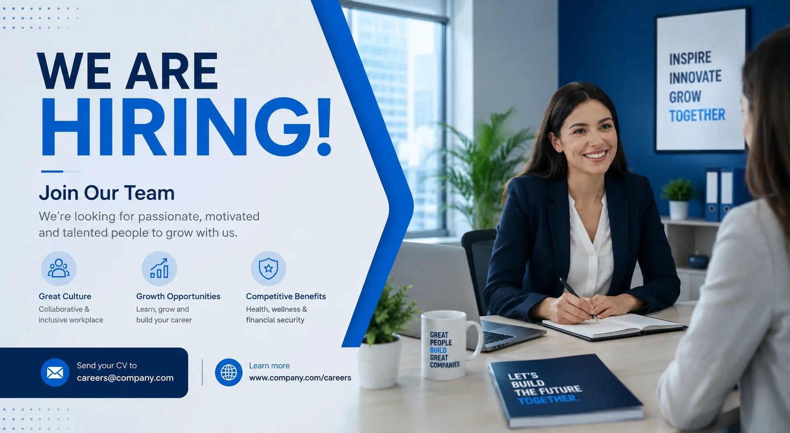 Hiring Poster For Tech Roles