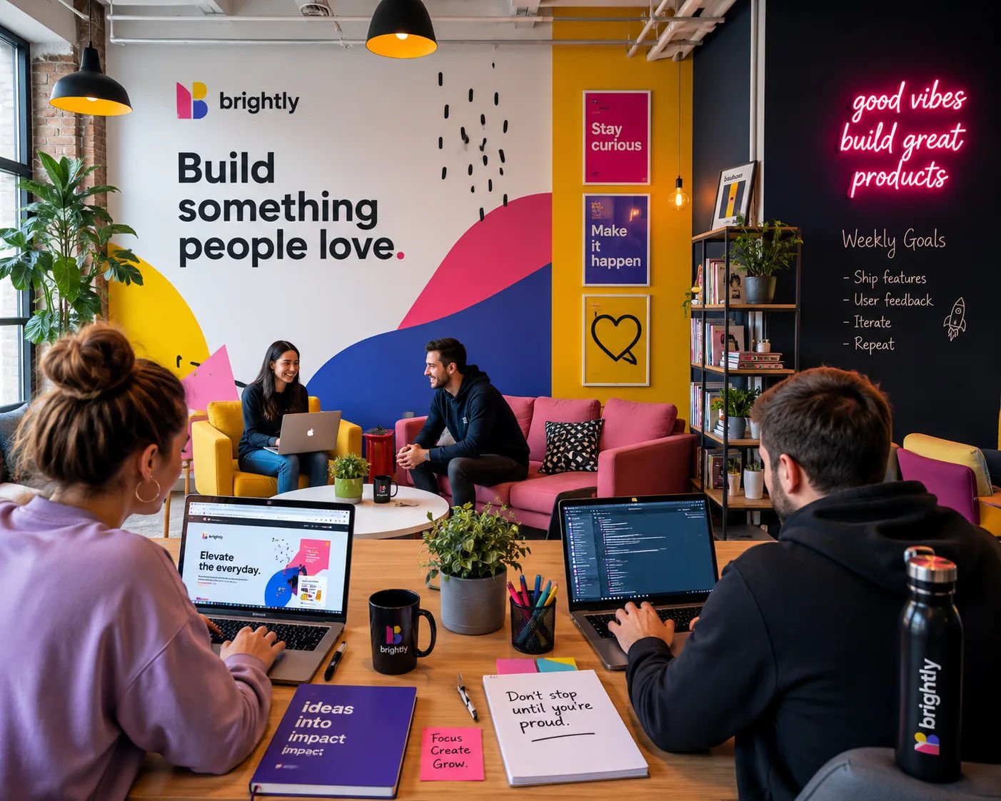 Startup Team Hiring Poster