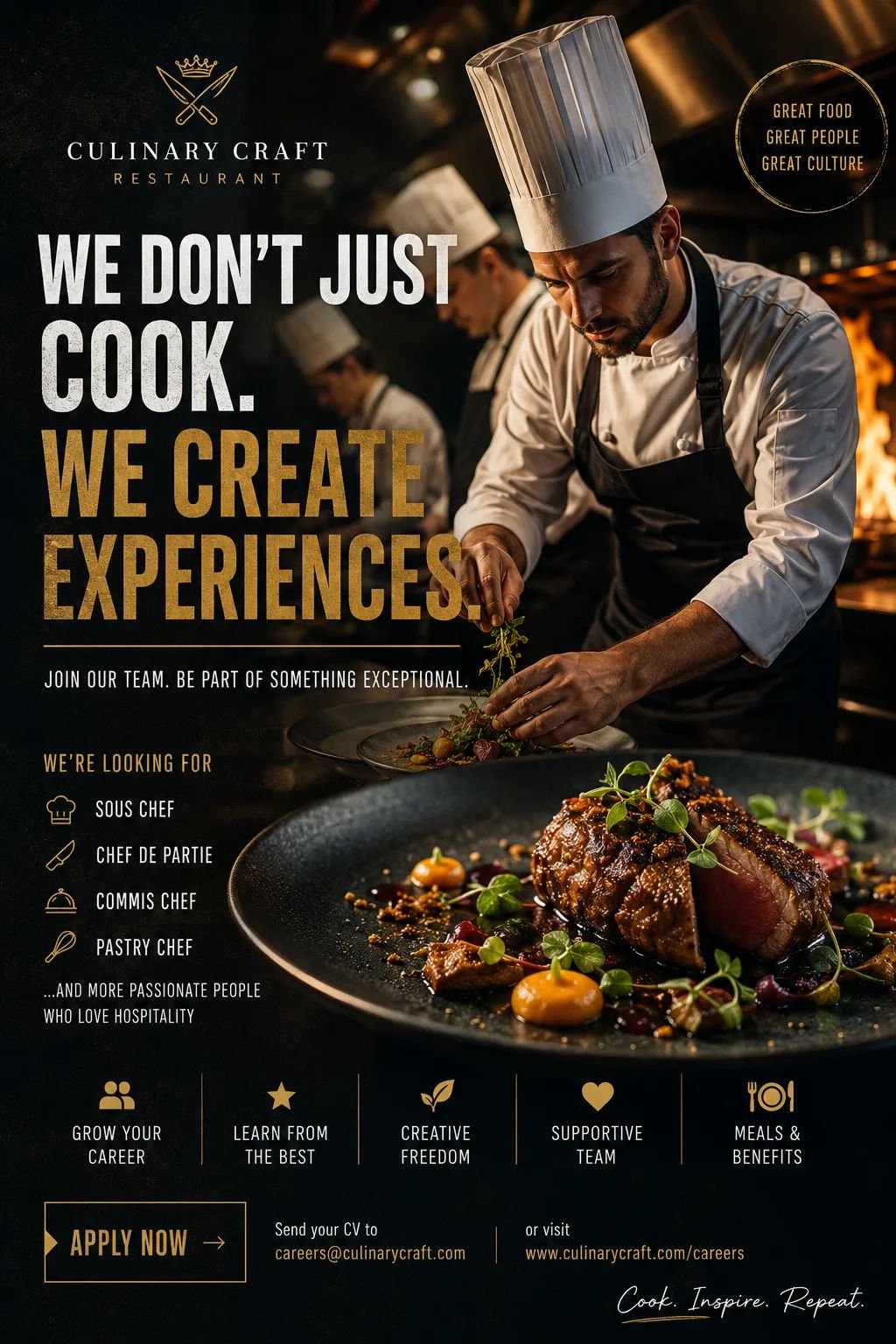 Chef Recruitment Poster