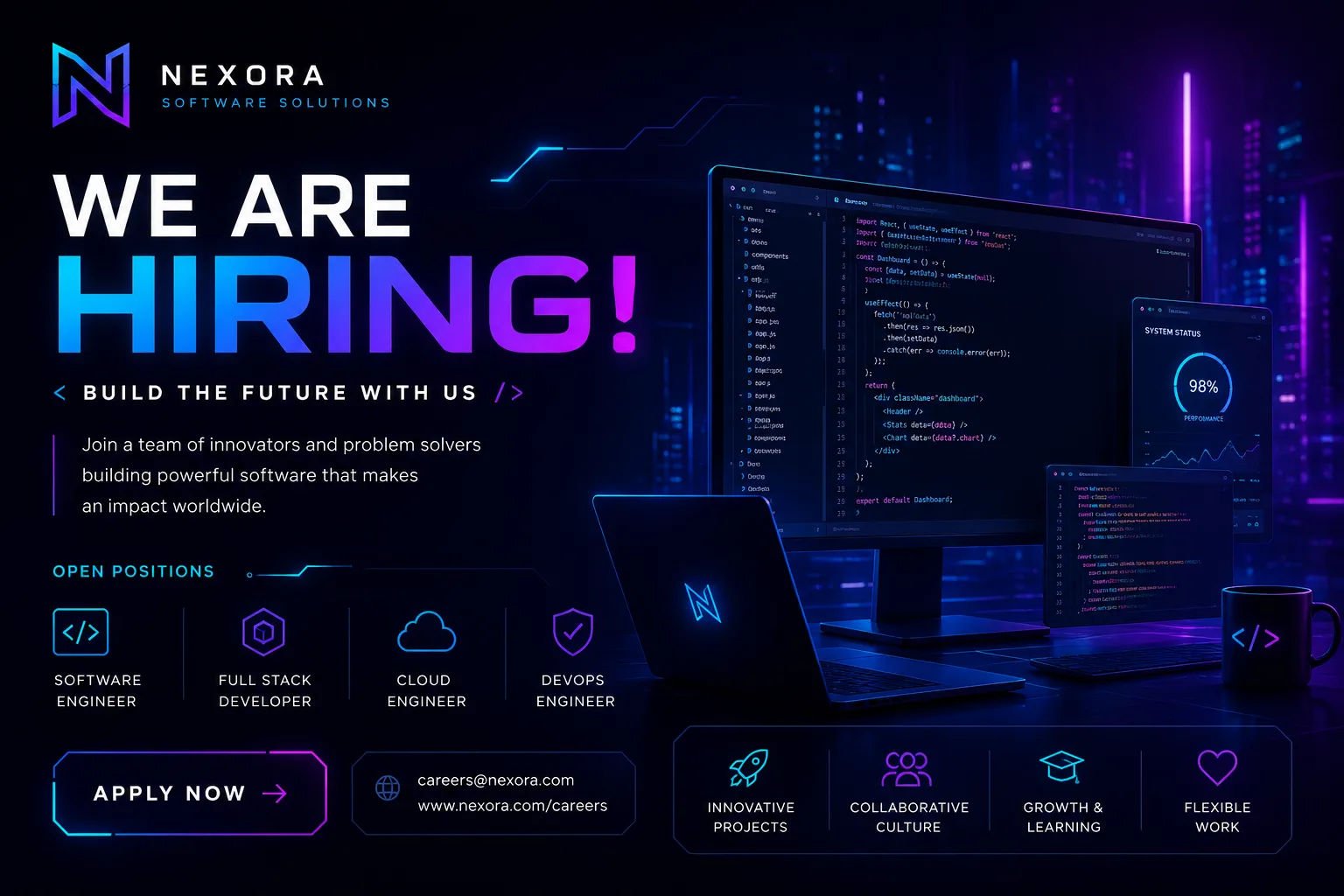 Developer Hiring Creative