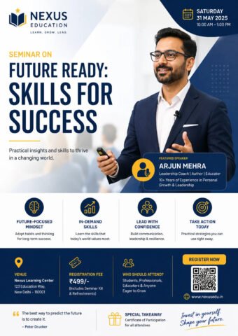 Business Seminar Poster