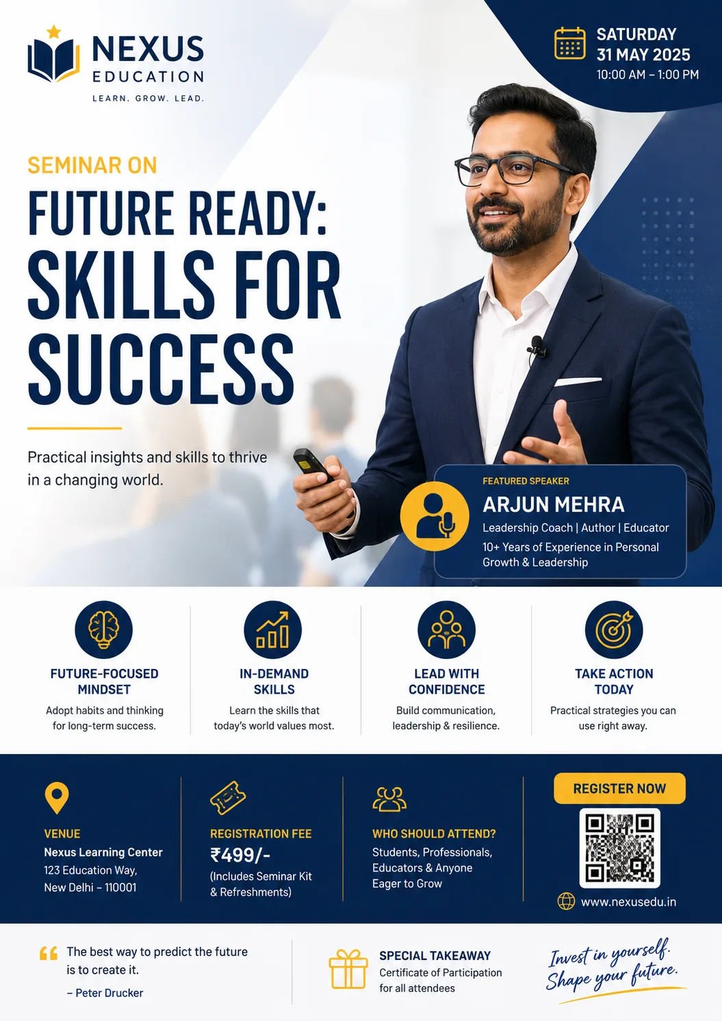 Business Seminar Poster