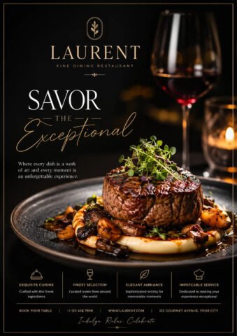 Restaurant Promotion Poster