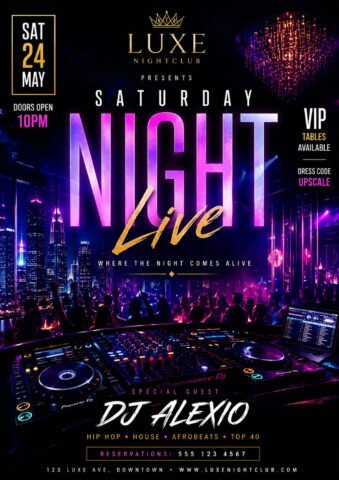 Nightclub Party Poster