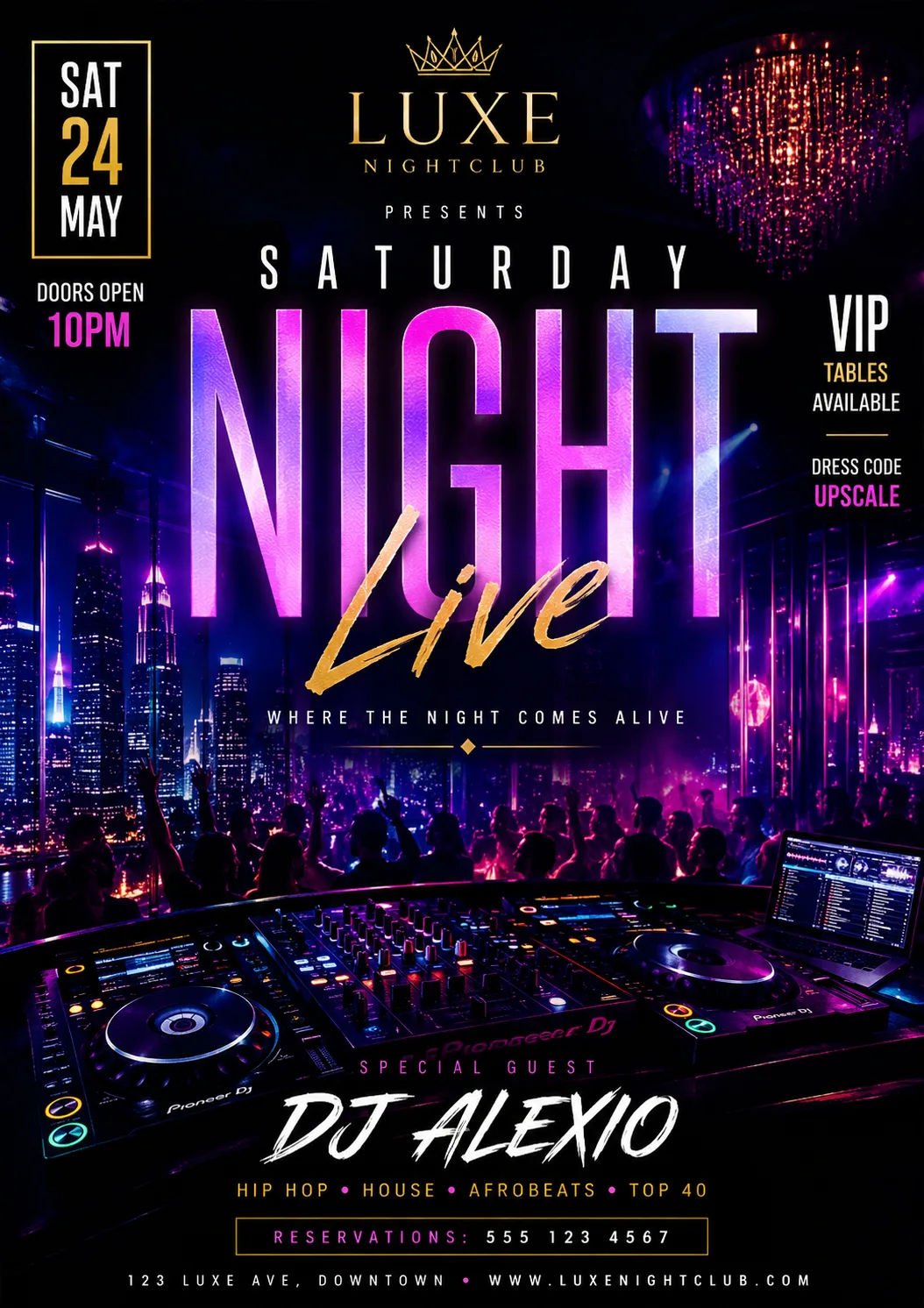 Nightclub Party Poster