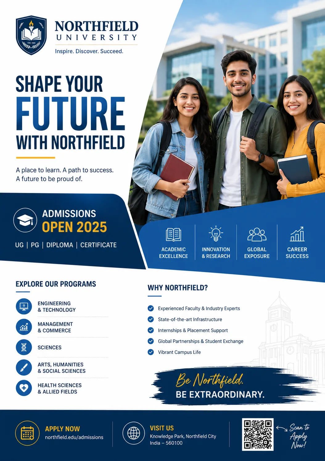College Admission Poster