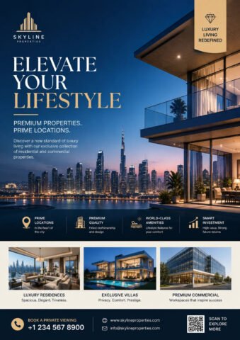 Real Estate Promotion Poster