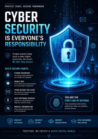 Cyber Security Awareness Poster