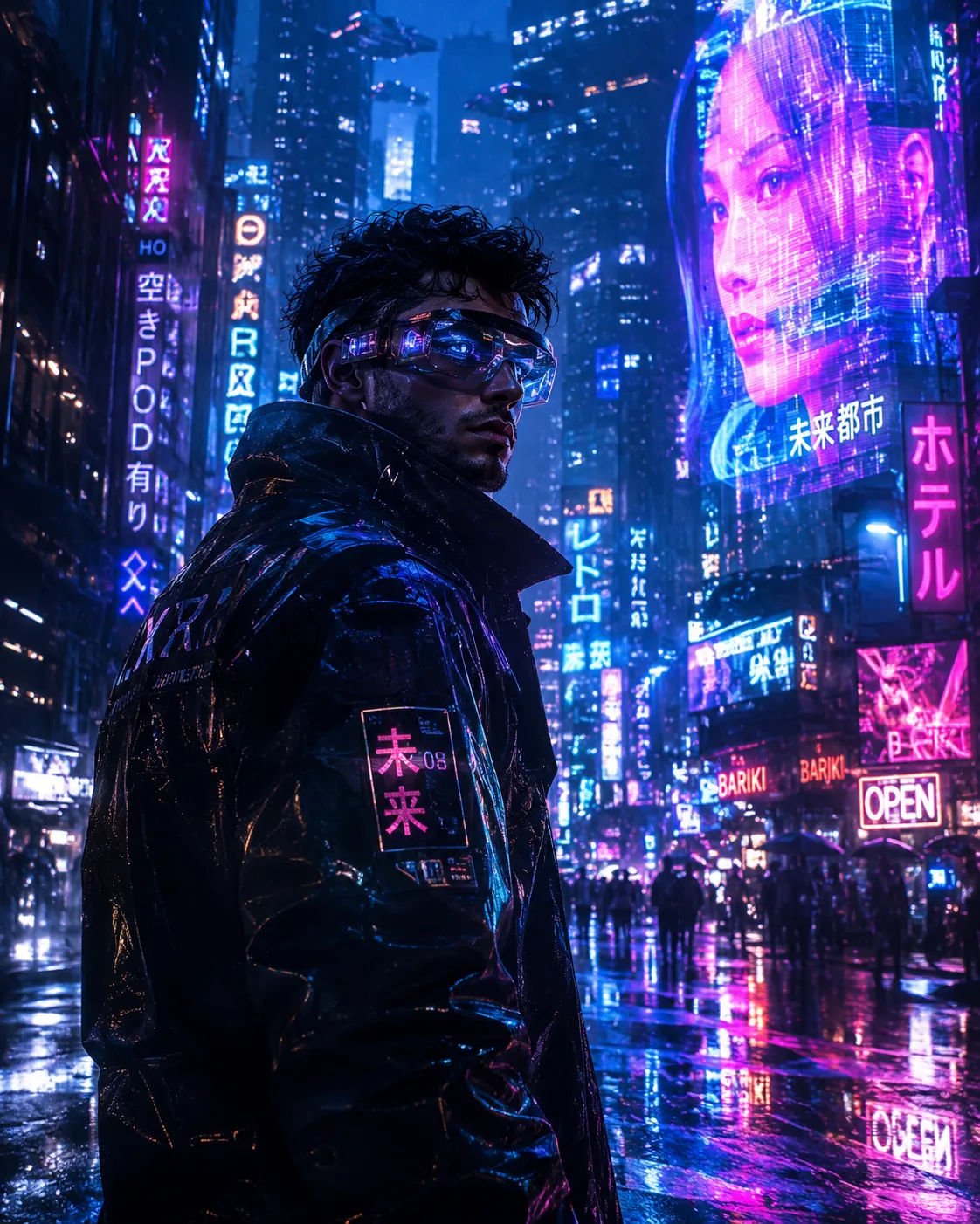 Cyberpunk Male Portrait