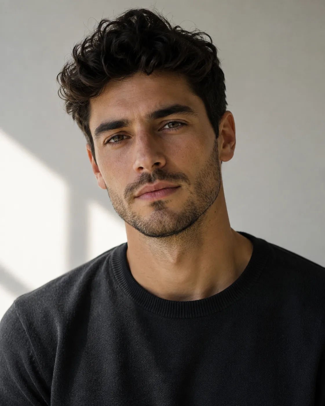 Minimalist Male Portrait